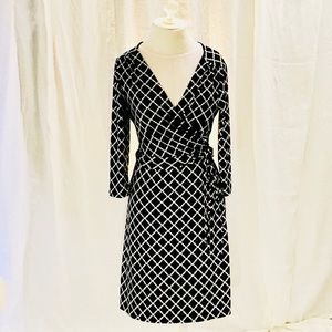 WHBM Ruched Waist Wrap Dress